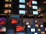 Wall of flat-screen TV's